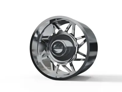 REAR forgiato Finestro-D DURO DUALLY WHEEL 3D print model