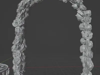  Wedding Arch 3D print model