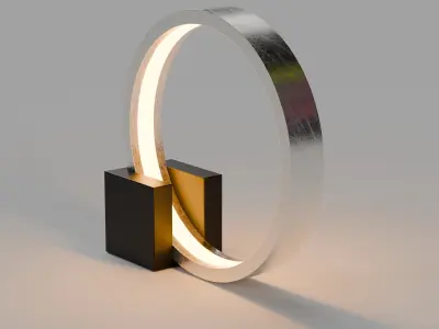 Modell of lamp for interior Free low-poly 3D model