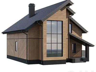 House Wood 3D model