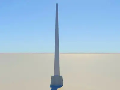 Substation equipment 3D Model Low-poly 3D model