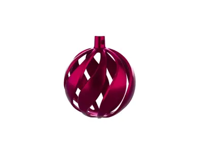 Christmas Xmas Tree Ball Decoration 3D print model