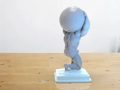 atlas statue  3D print model