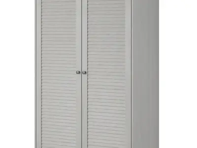 3D Furniture Collection in colonial style in white wood color