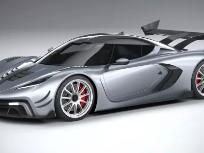 Generic Hypercar 2022 3D model