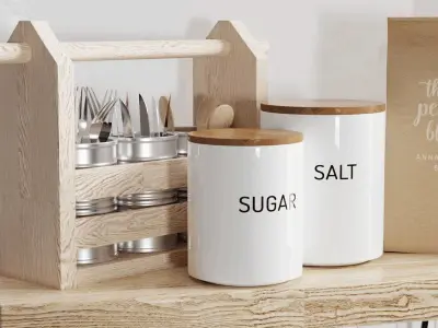 kitchen accessories VOL 104 3D model