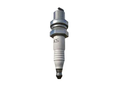 Spark Plug Free low-poly 3D model