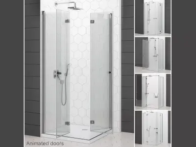 Radaway Fuenta Showers 3D model