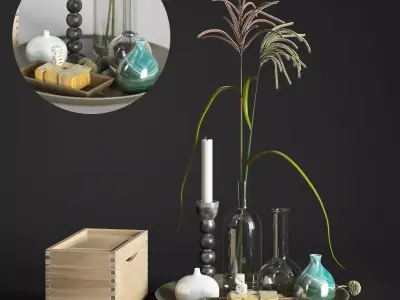 Decor for coffee table 3D model