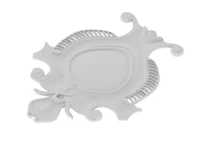 Cartouche Ornament 014 3D model