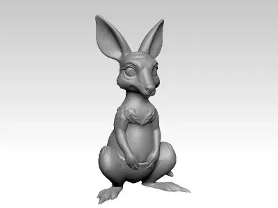 Kawaii Kangaroo 3D print model