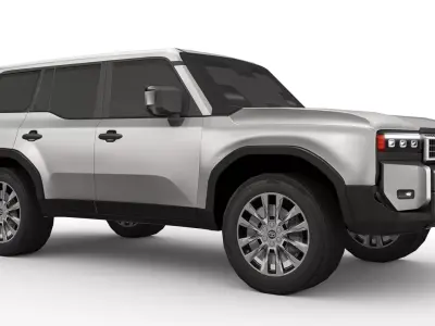 Toyota Land Cruiser 250 Prado 2024 Low-poly 3D model