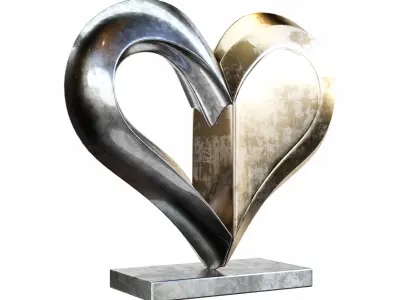 Abstract sculpture AS-009 3D model