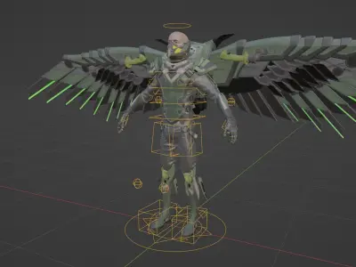 Marvels Spiderman The Vulture Free 3D model