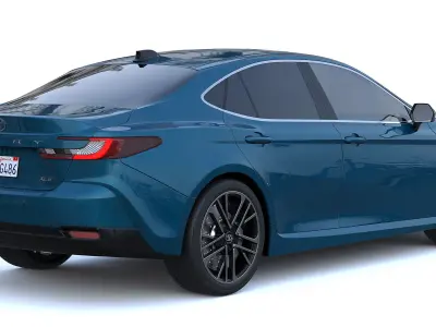 Toyota Camry Hybrid XLE 2025 3D model