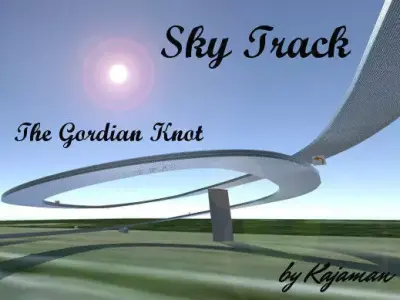 Sky Track  The Gordian Knot Low-poly 3D model