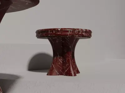 Aureon Marble Set Low-poly 3D model