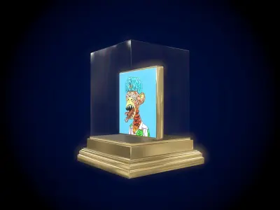 Mutant Ape 7 Gold Club Low-poly 3D model