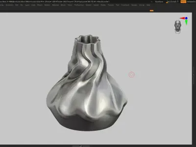 vase pot planter 3d print 861 3D print model