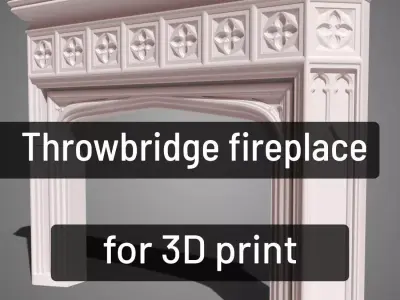 Throwbridge fireplace - 3D printing 3D print model