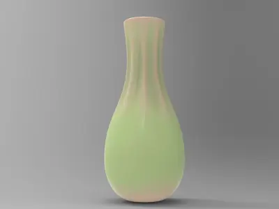 Kax Vase Low-poly 3D model