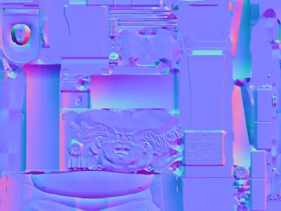 Chief Scientist Mech Skibidi Toilet Series 3D Model  Animation Low-poly 3D model