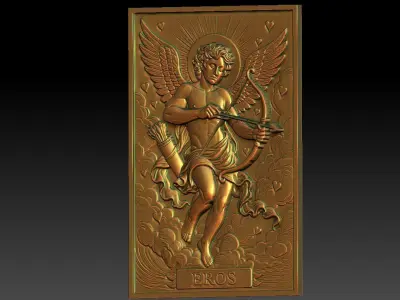 1 EROS CNC Relief Model 3D print model