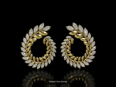 Radiant Vine Collection 3D Model Pack