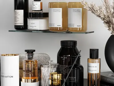 Bathroom accessories 3D model