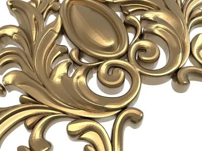  decorative pattern ready for 3D printing 3D model 184