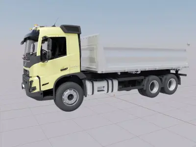 Camion benne VOLVO FMX 2020 500 euro 6 6X4  3D model