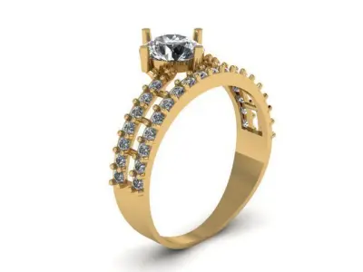 Fashion Ring Free 3D print model