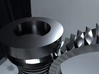wormgear drive 60 to 01 3D print model