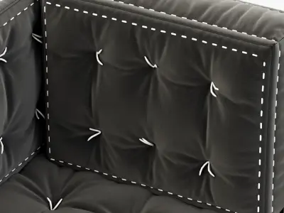 RH Teen Callum Corner Chair 3D model