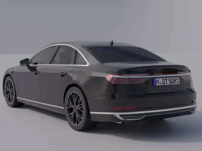 Generic Luxury Sedan 1 Low-poly 3D model