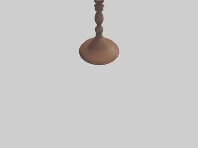 Candlestick model Low-poly 3D model