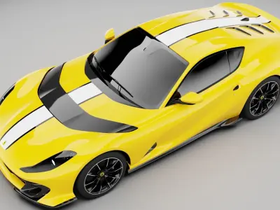Ferrari 812 Competizione 2021 3D model
