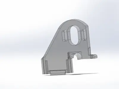 TT02 High Mount 3D print model