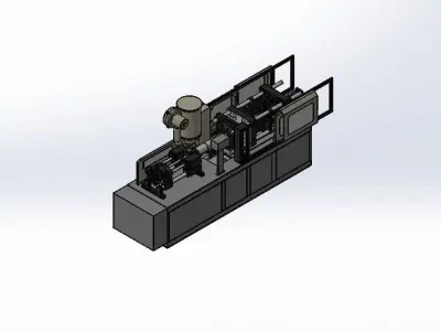 Injection Moulding Machine  3D print model