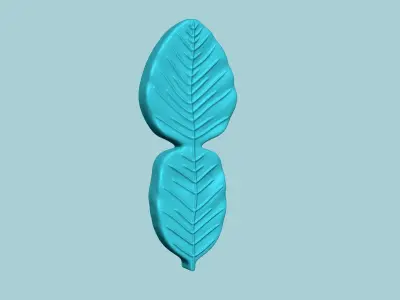 Bergamot Orange Leaf - Molding Artificial EVA Craft 3D print model