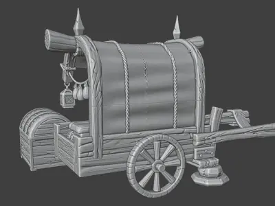 Merchant Carriage 3D print model