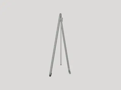 Basic Board Hanger - Geometry Only No Textures No Materials 3D model