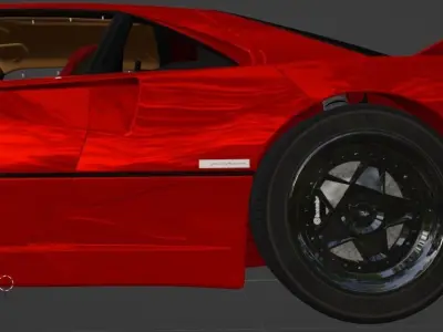 Ferrari F40 3D print model