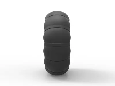 Low-pressure wheel 3D print model