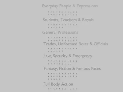 3D Printable Emoji All Open Emoji 931 Deco Megapack 3D print model