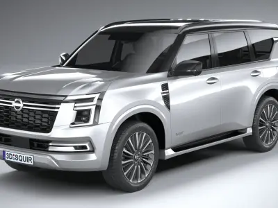 Nissan Patrol 2025 3D model purchase