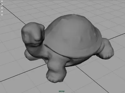 Turtle Low-poly 3D model get