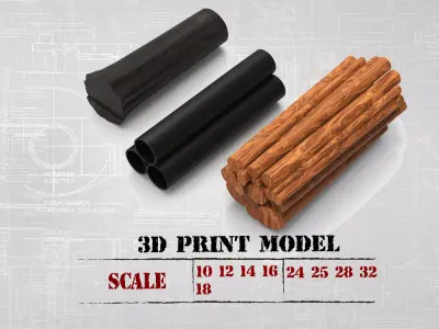 Ready to Print cargo freight for RC Truck 3D print model