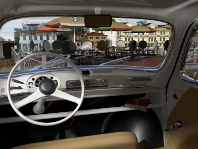 Fiat 600 1960 3D model