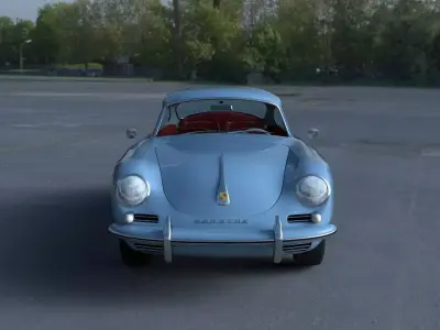 Porsche 356 HDRI 3D model